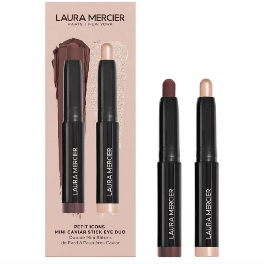 🌺Laura Mercier Petit Icons Mini Caviar Stick Eyeshadow Duo Cream Eyeshadow